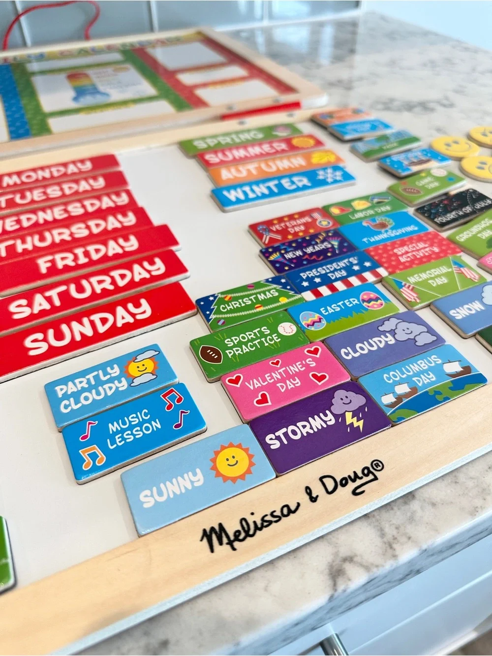 Melissa & Doug Magnetic Daily Calendar Board
